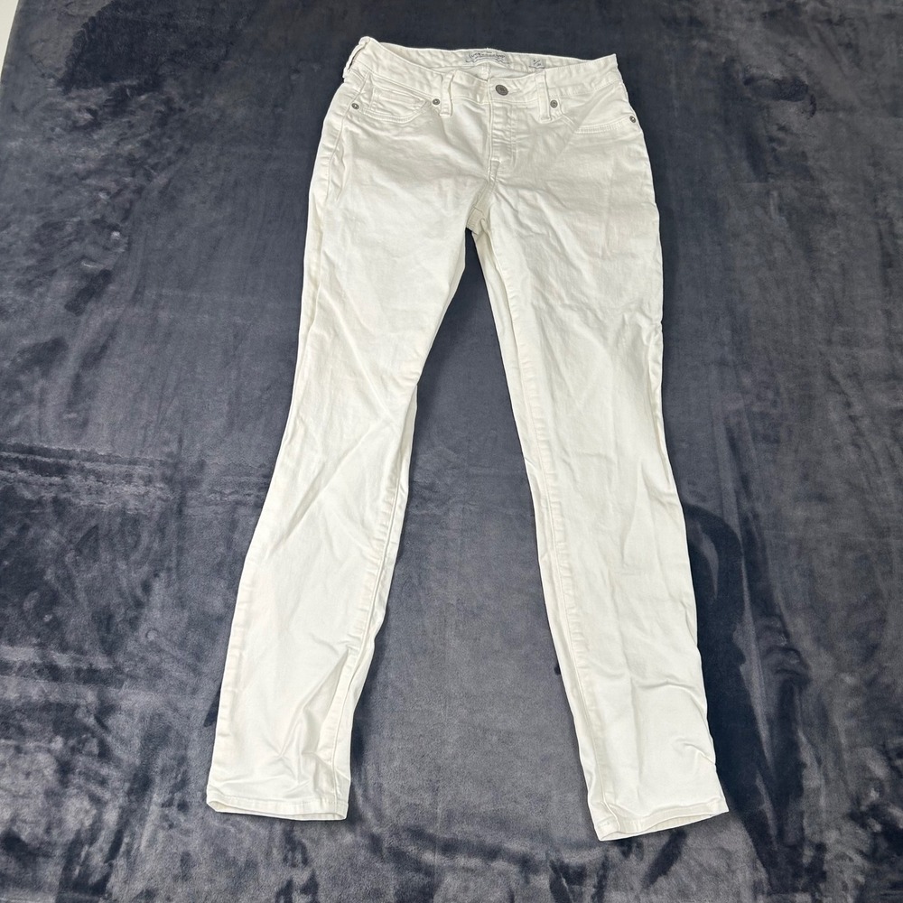 Luckyโ Brand Jeans Womens 2/26 White Skinny Denim Pants Slim Fit
